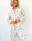 CHERRY TOSS FLORA PILLOWSOFT PJ SET