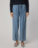 ANIGE INDIGO CROP WIDE LEG PANT