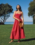 KENZIE GEO EYELET DRESS