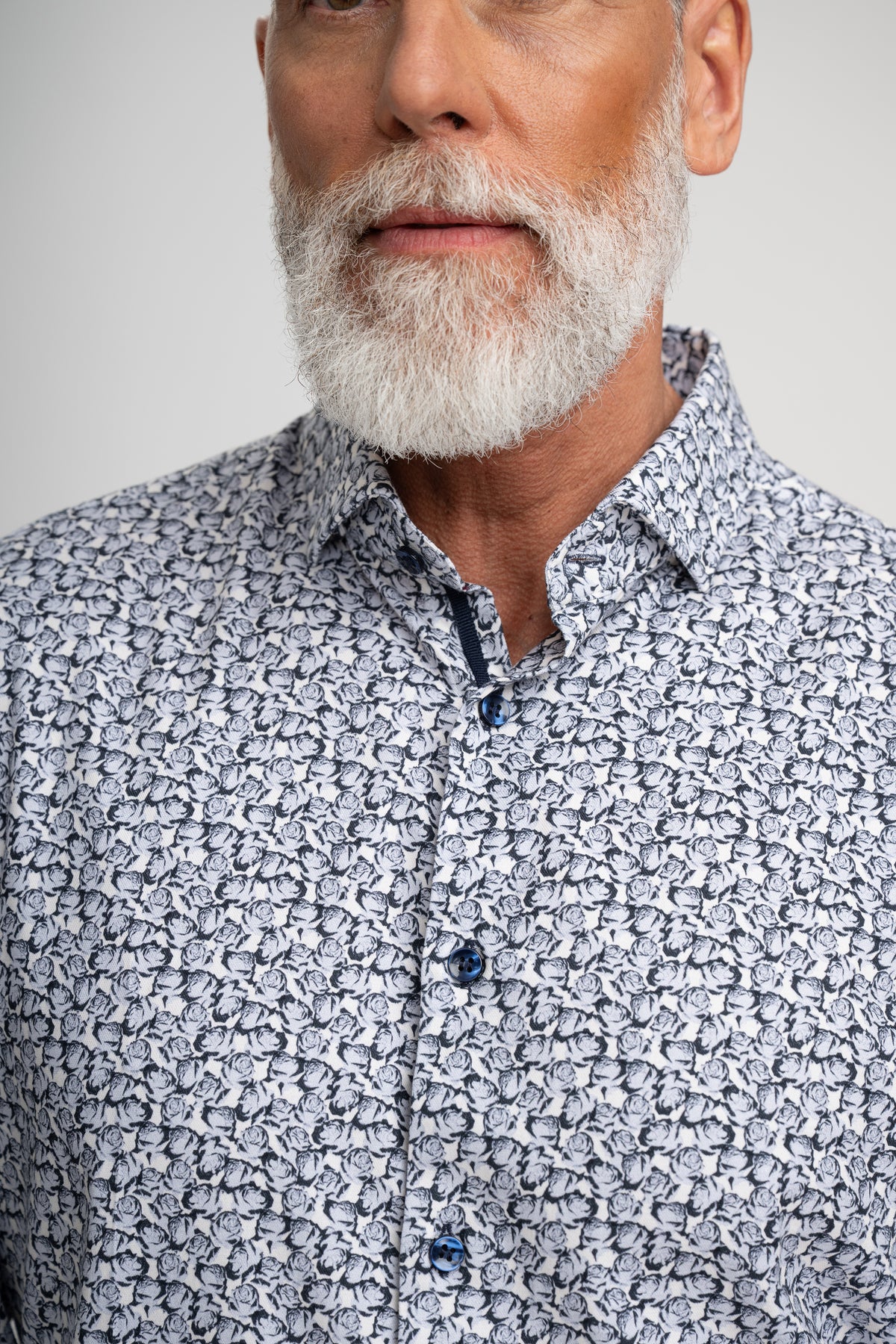 ROSES PRINT TWILL SHIRT