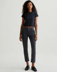 CADEN TAILORED TROUSER IN SULFUR NIGHT SHADOW
