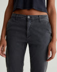 CADEN TAILORED TROUSER IN SULFUR NIGHT SHADOW