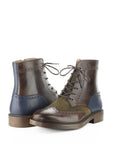 SILE SUEDE BROGUE LACE UP BOOT
