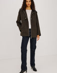 SILVES HIGHLAND PLAID HEAVY WOOL BLEND JACKET