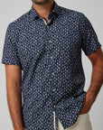 SAILBOAT PRINT SHORT SLEEVE SHIRT