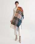 RAINBOW PLAID SCARF