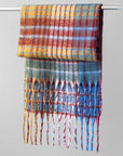 RAINBOW PLAID SCARF