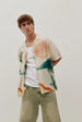 BEACH SHIRT IN TROPICAL SUNSET