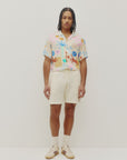 BEACH SHIRT IN CREAM SUNNY VIBES