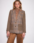 STELLA GINGHAM & HOUNDSTOOTH BLAZER