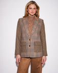 STELLA GINGHAM & HOUNDSTOOTH BLAZER
