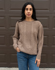 MIXED KNIT PULLOVER