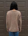 MIXED KNIT PULLOVER