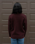 EXAGGERATED CABLE KNIT PULLOVER