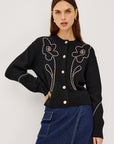 SYBIL WESTERN FLORAL CARDIGAN