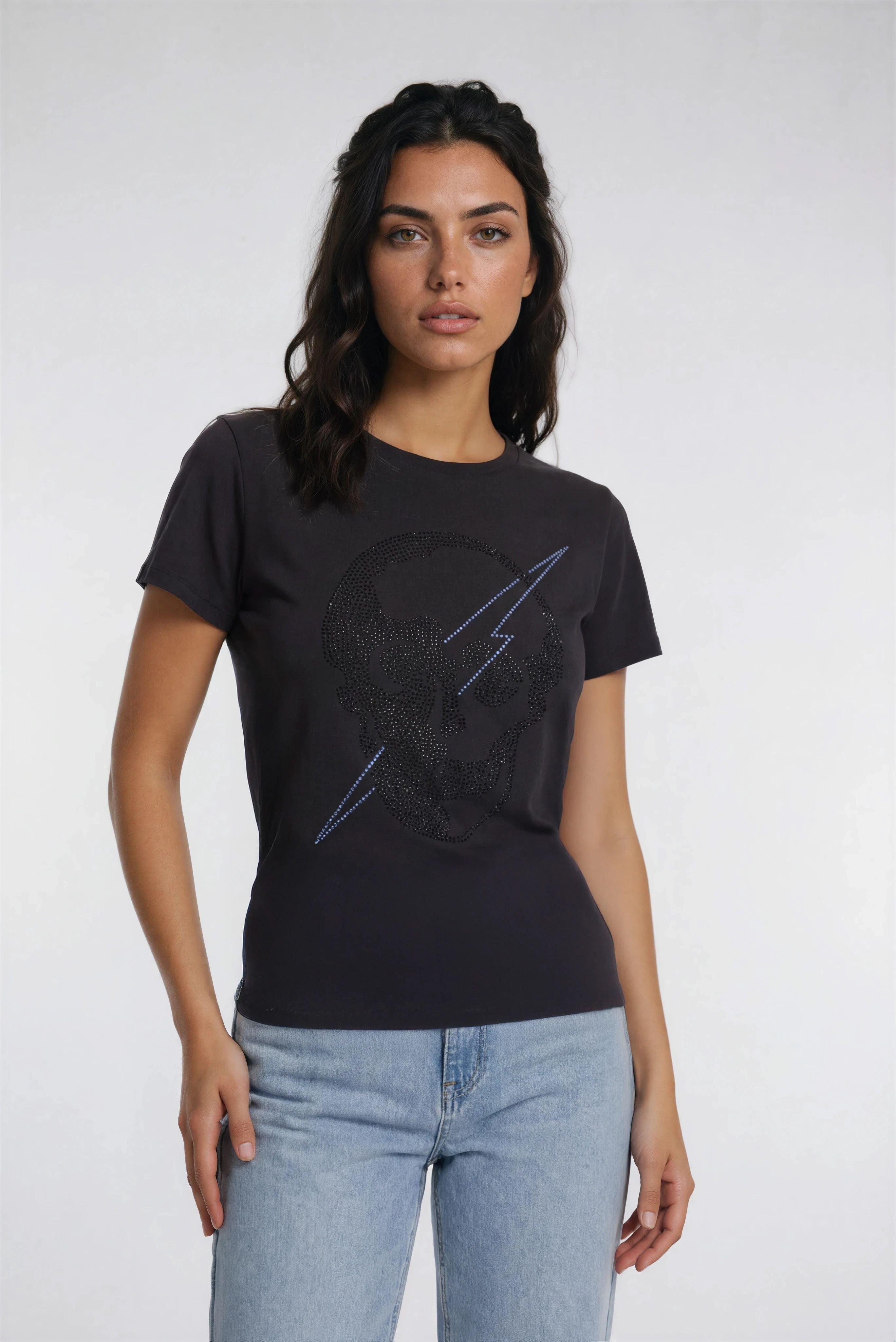 *COMING SOON* STUDDED SKULL JANE PERFECT TEE