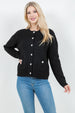 CRYSTAL BUTTON CARDIGAN