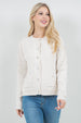 CRYSTAL BUTTON CARDIGAN
