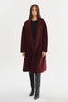 THARA SHAWL COLLAR DOUBLE FACE WOOL COAT