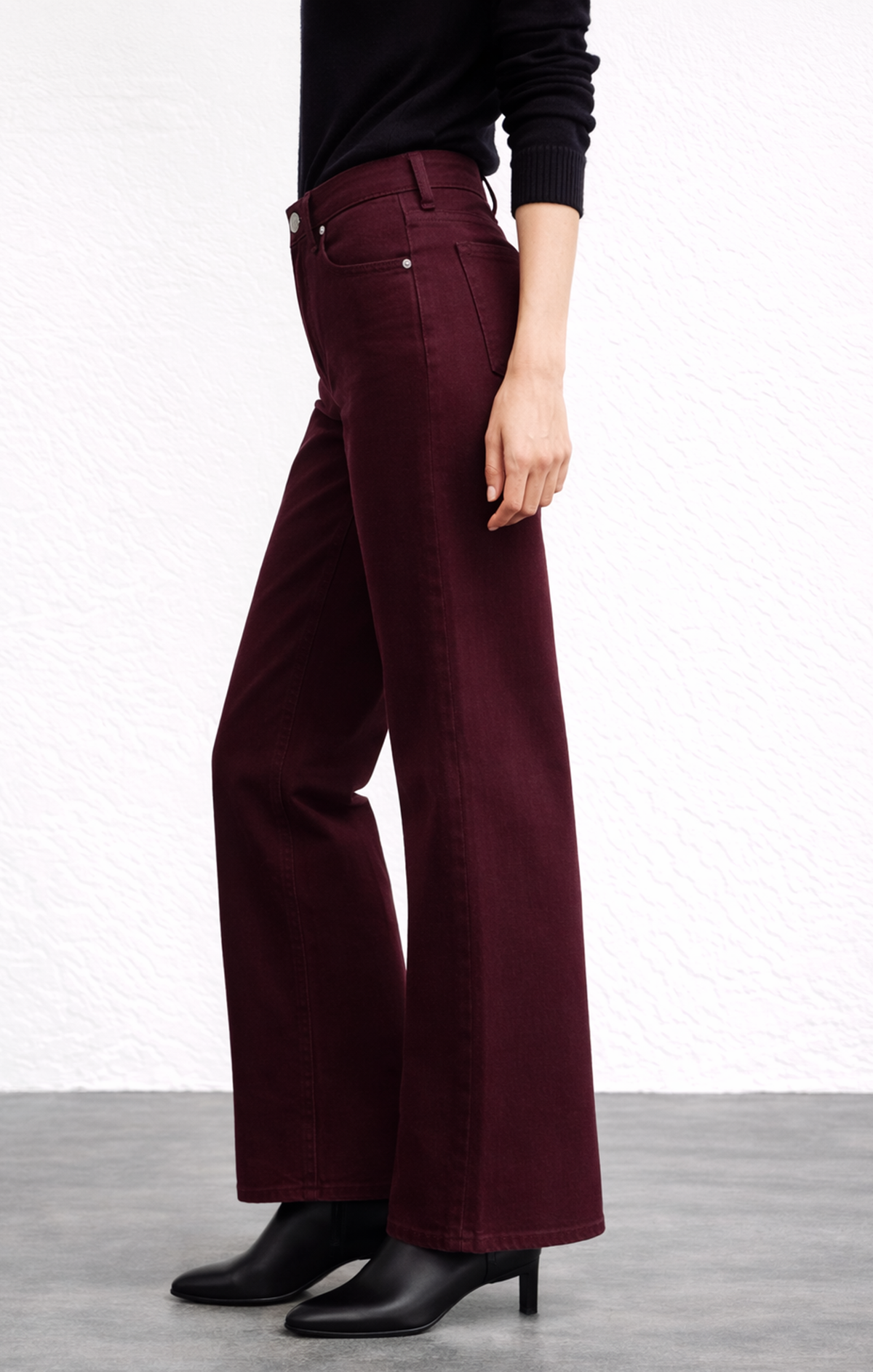 KATIE HIGH-RISE FULL IN BORDEAUX