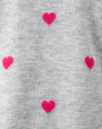 SCATTERED HEARTS SWEATER