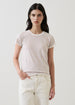 SHORT SLEEVE PIMA CLASSIC REVERSE SPRAY CREW TEE