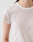 SHORT SLEEVE PIMA CLASSIC REVERSE SPRAY CREW TEE