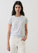 SHORT SLEEVE PIMA CLASSIC REVERSE SPRAY CREW TEE