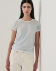 SHORT SLEEVE PIMA CLASSIC REVERSE SPRAY CREW TEE