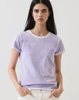SHORT SLEEVE PIMA CLASSIC REVERSE SPRAY CREW TEE
