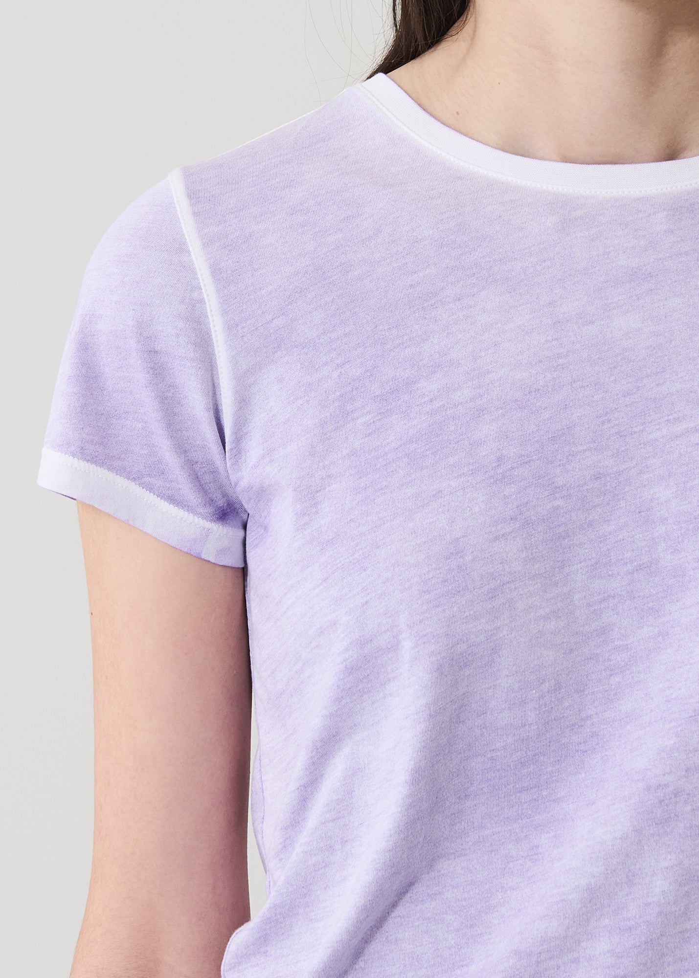 SHORT SLEEVE PIMA CLASSIC REVERSE SPRAY CREW TEE