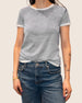 SHORT SLEEVE PIMA CLASSIC REVERSE SPRAY CREW TEE
