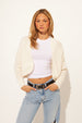 WOLF COTTON OPEN CARDI