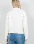PEARL TRIM COLLAR SWEATER
