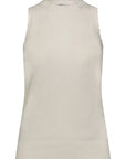 COTTON CASHMERE FRAYED TANK