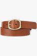 PACIFICA PEBBLED BELT WITH OVAL BUCKLE