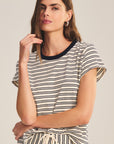 FOSTER YARN DYE STRIPE JERSEY TEE