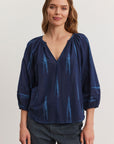 IKAT WEAVE BLOUSE