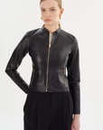 CHAPIN REVERSIBLE LEATHER JACKET