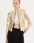 CHAPIN REVERSIBLE LEATHER JACKET