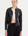 CHAPIN REVERSIBLE LEATHER JACKET