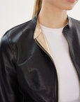 CHAPIN REVERSIBLE LEATHER JACKET