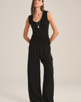LOLA WOVEN LINEN PANT