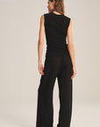 LOLA WOVEN LINEN PANT