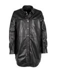 MAHI OVERSIZE LEATHER SHIRT JACKET