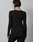 CAMINO MODAL RIB LONG SLEEVE TOP