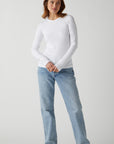 CAMINO MODAL RIB LONG SLEEVE TOP