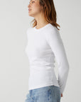 CAMINO MODAL RIB LONG SLEEVE TOP