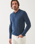 14GG MERINO 1/4 ZIP POLO