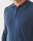 14GG MERINO 1/4 ZIP POLO